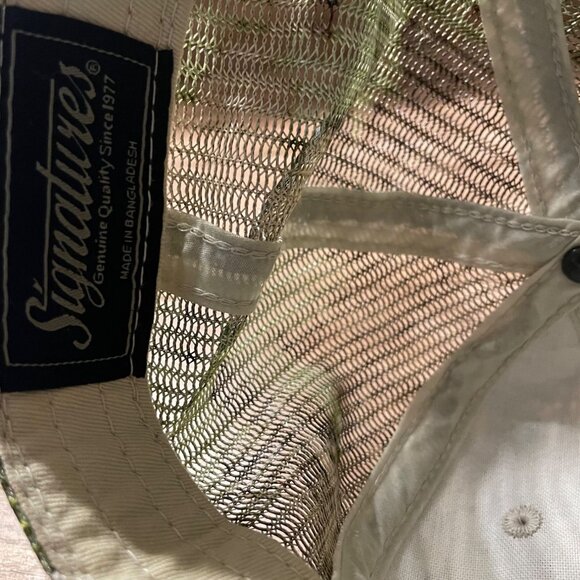 Mens Team Realtree Signature Camo Mesh Trucker Cap Adjustable Outdoor Hunt Hat - Picture 5 of 14